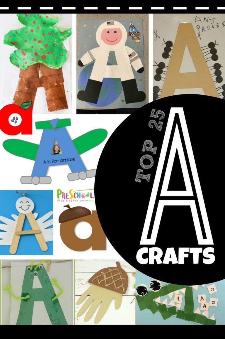 TOP 25 Letter A Crafts