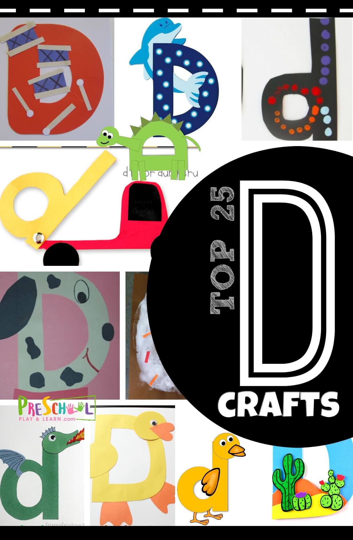Letter D Paper Plate Craft