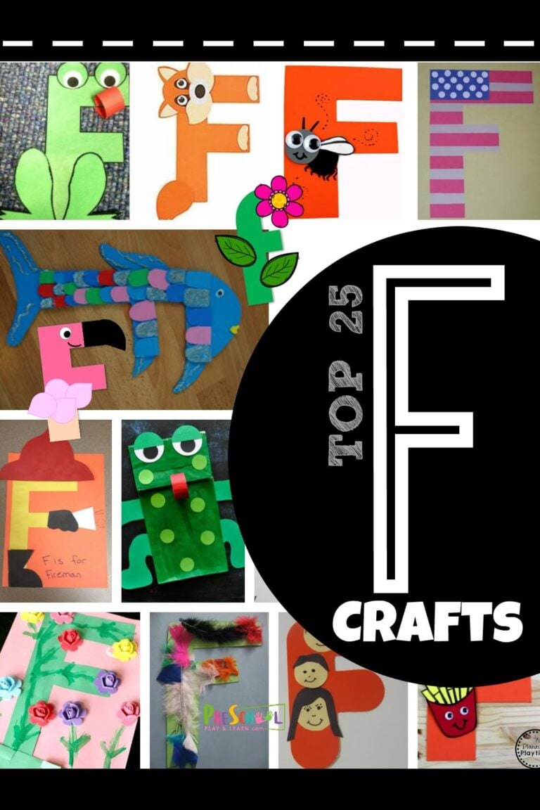 TOP 25 Letter F Crafts