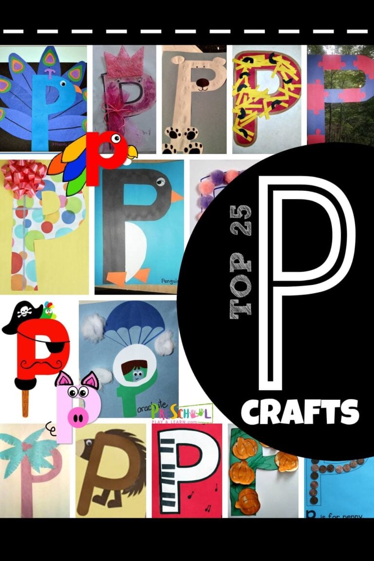 TOP 25 Letter P Crafts