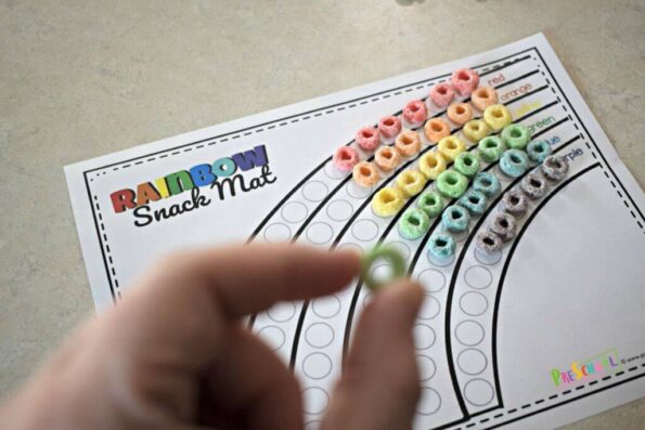 🌈 FREE Printable Rainbow Color Matching Game