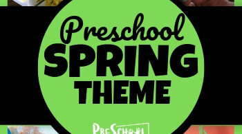 FREE Preschool Spring theme including crafts, math, literacy, free printables, and more! #preschool #spring #preschoolthemes