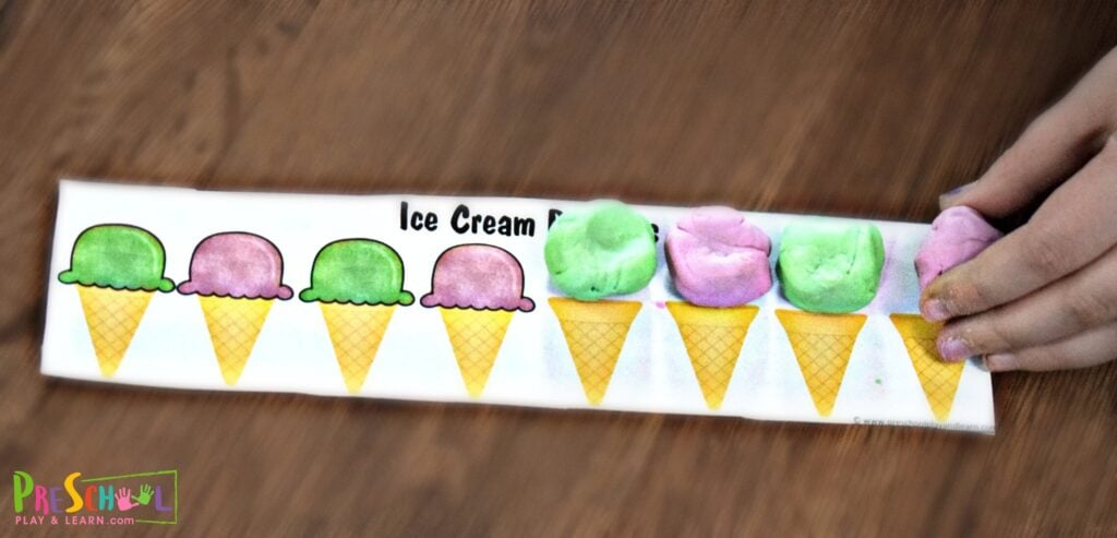 FREE Ice Cream Patterns Printable for Kids