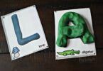 This free alphabet printable is perfect for helping kids practice forming uppercase letters with playdough