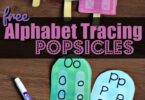 FREE Alphabet Tracing Popsicle
