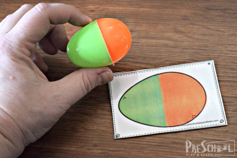Easter Egg Visual Discrimination Activity for Preschoolers & Kindergartners