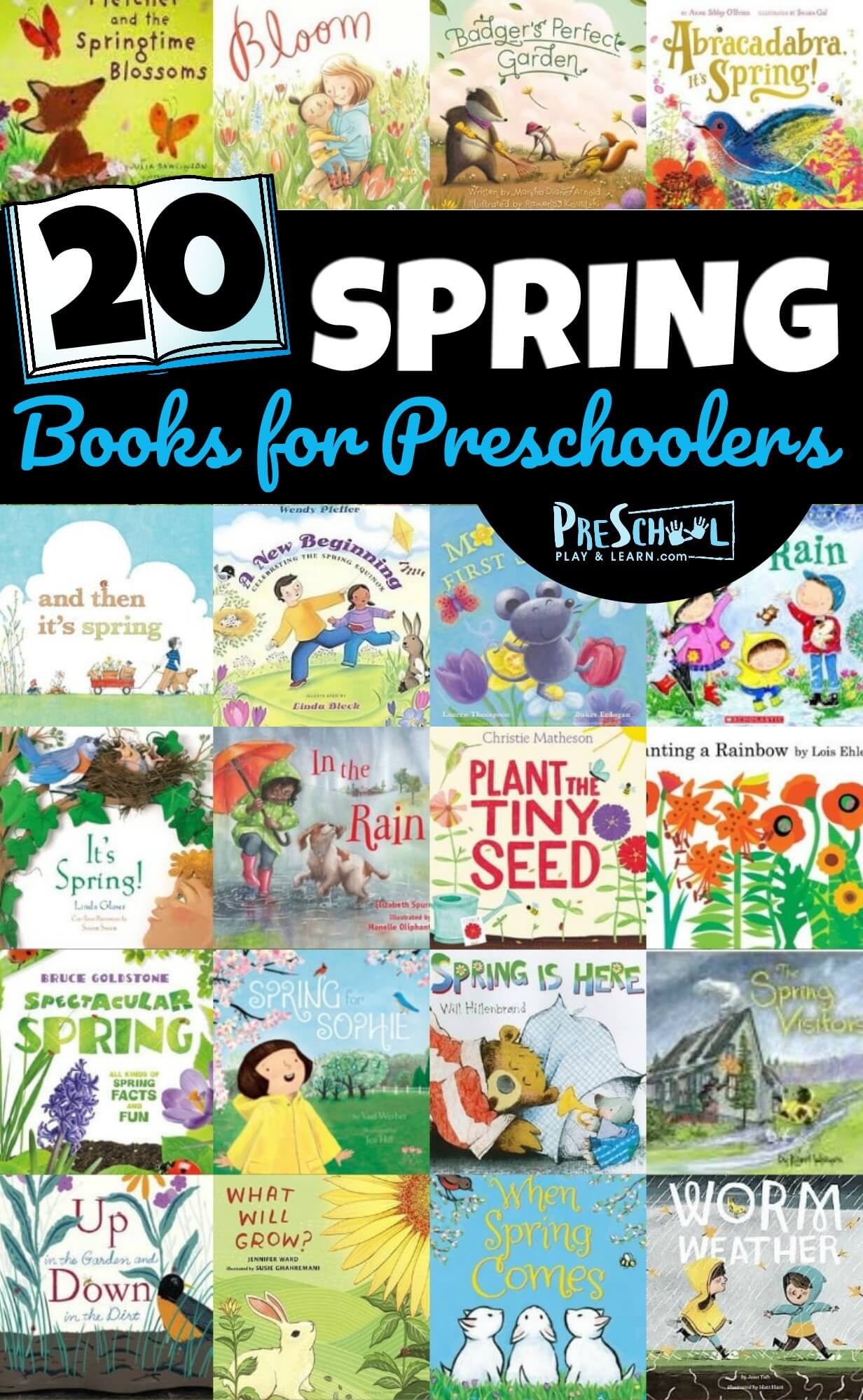 20 Spring Books For Preschoolers