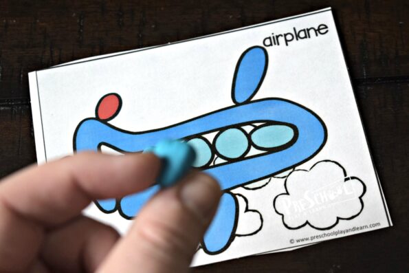 FREE Printable Transportation Playdough Mats