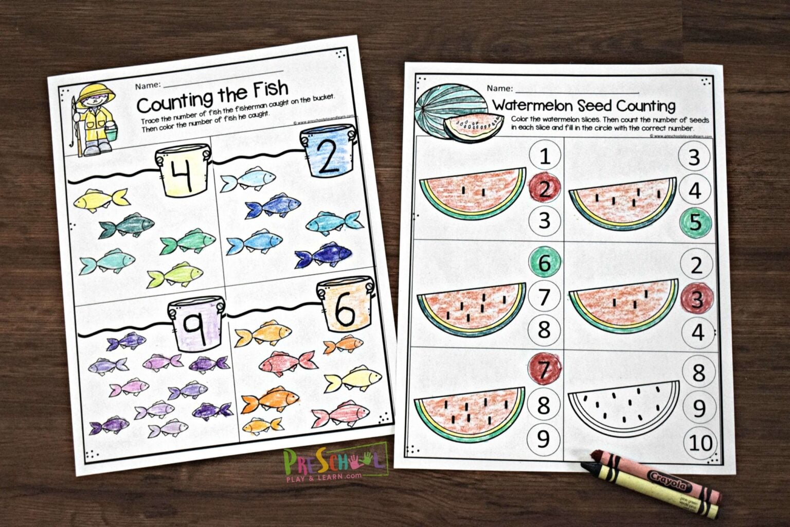 Preschool Math - FREE Worksheets and Activities for Preschoolers