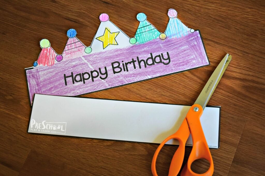 super cute free printable birthday party hats