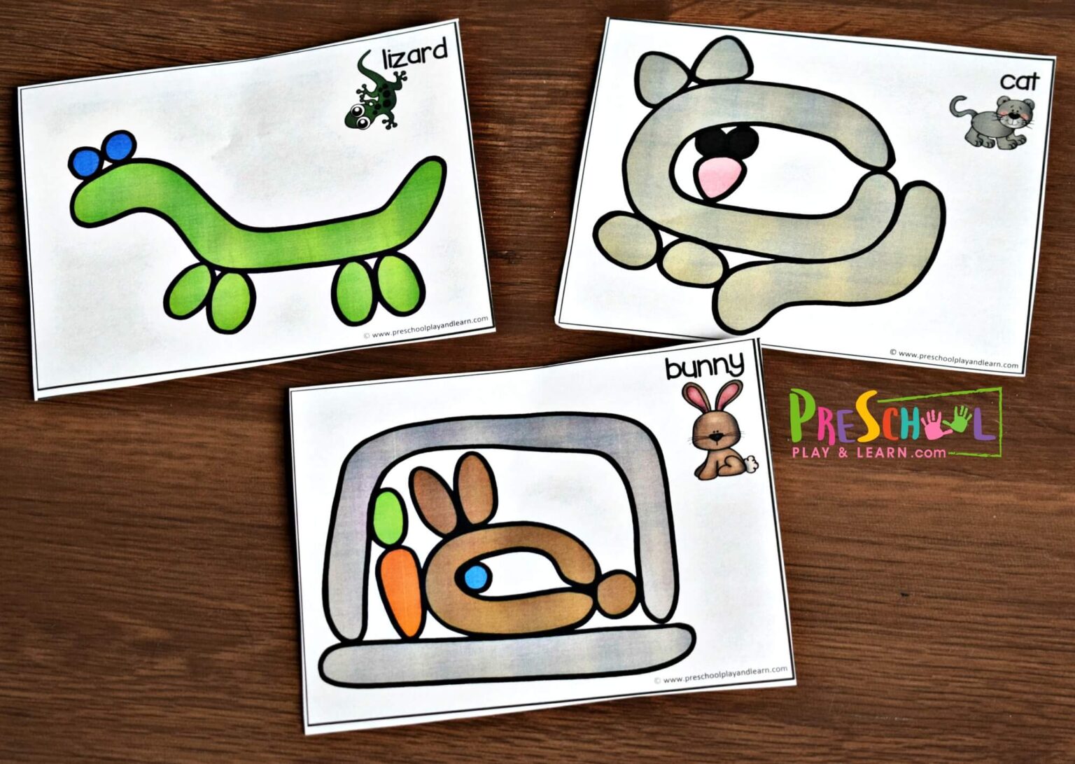 free-printable-pets-animal-playdough-mats
