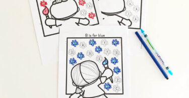 Learn the basic preschool colors with these free printable worksheets