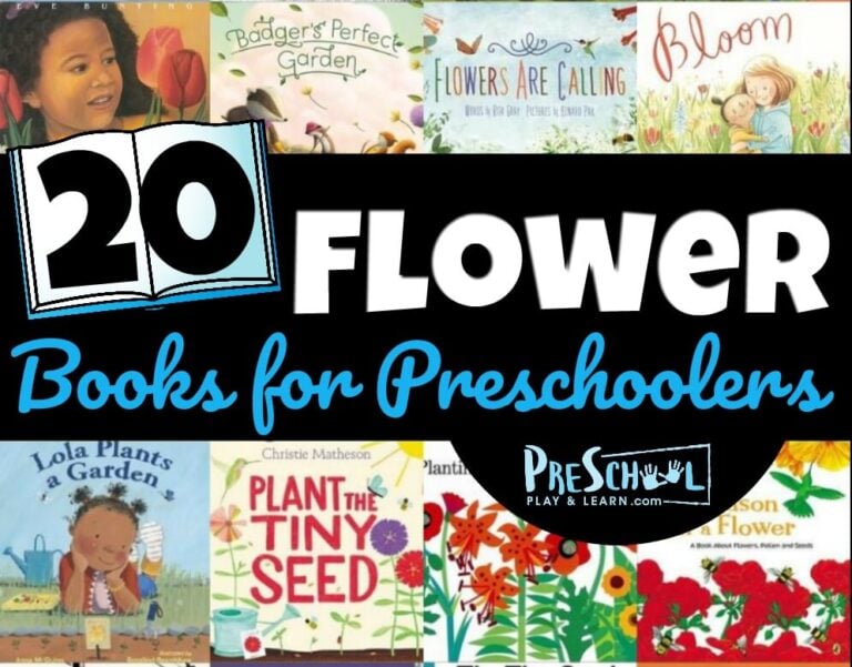 20 Flower Books for Preschoolers