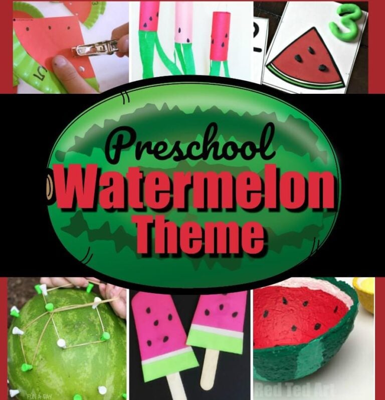 Watermelon Day Crafts and Activities for Preschoolers