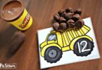 Free printable construction themed counting playdough mats for preschoolers and kindergarteners