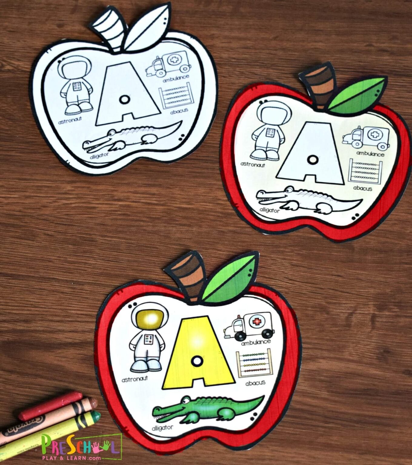 A is for Apple Printable Book (Free Beginning Sounds Activity)