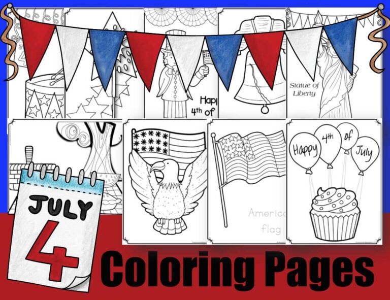 FREE Printable 4th of July Coloring Pages