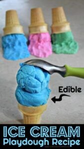 Edible Ice Cream Playdough Recipe