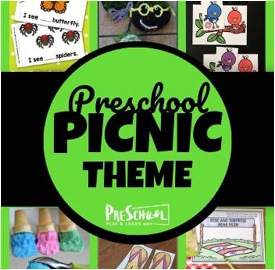 Picnic Theme for Preschool with Printables and Activities