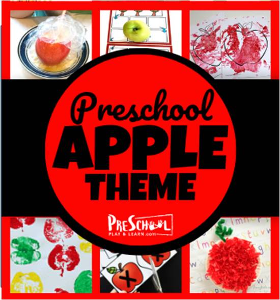 Super cute apple preschool theme with so many ideas