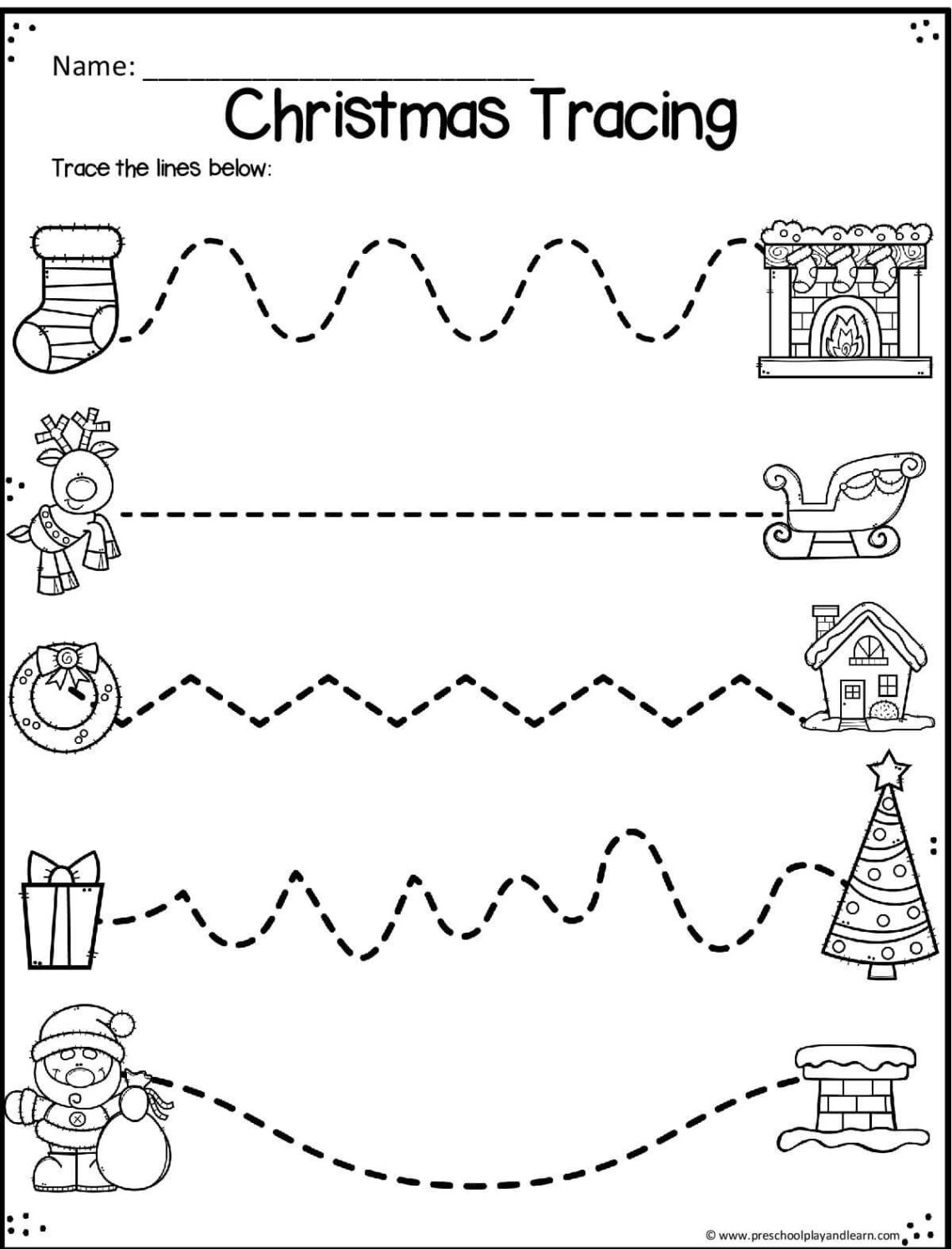 Free Christmas Worksheets Printables