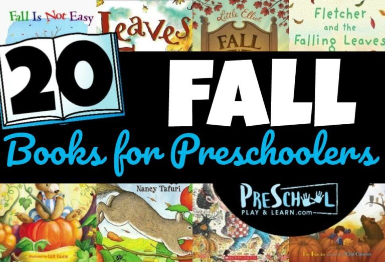 20 Fall Books for Preschoolers