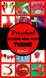 Chinese New Year Theme - kids will have fun learning about China with this super fun, hands on Preschool theme to learn about the Chinese New Year in January #preschoolthemes #chinesenewyear #prek