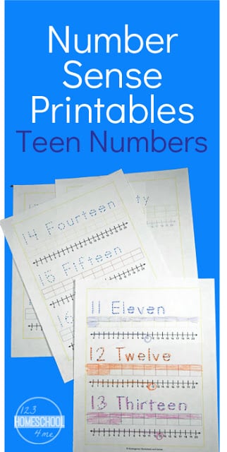 teen number sense