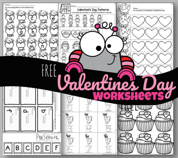 💕 Tons of FREE Printable Valentine's Day Worksheets