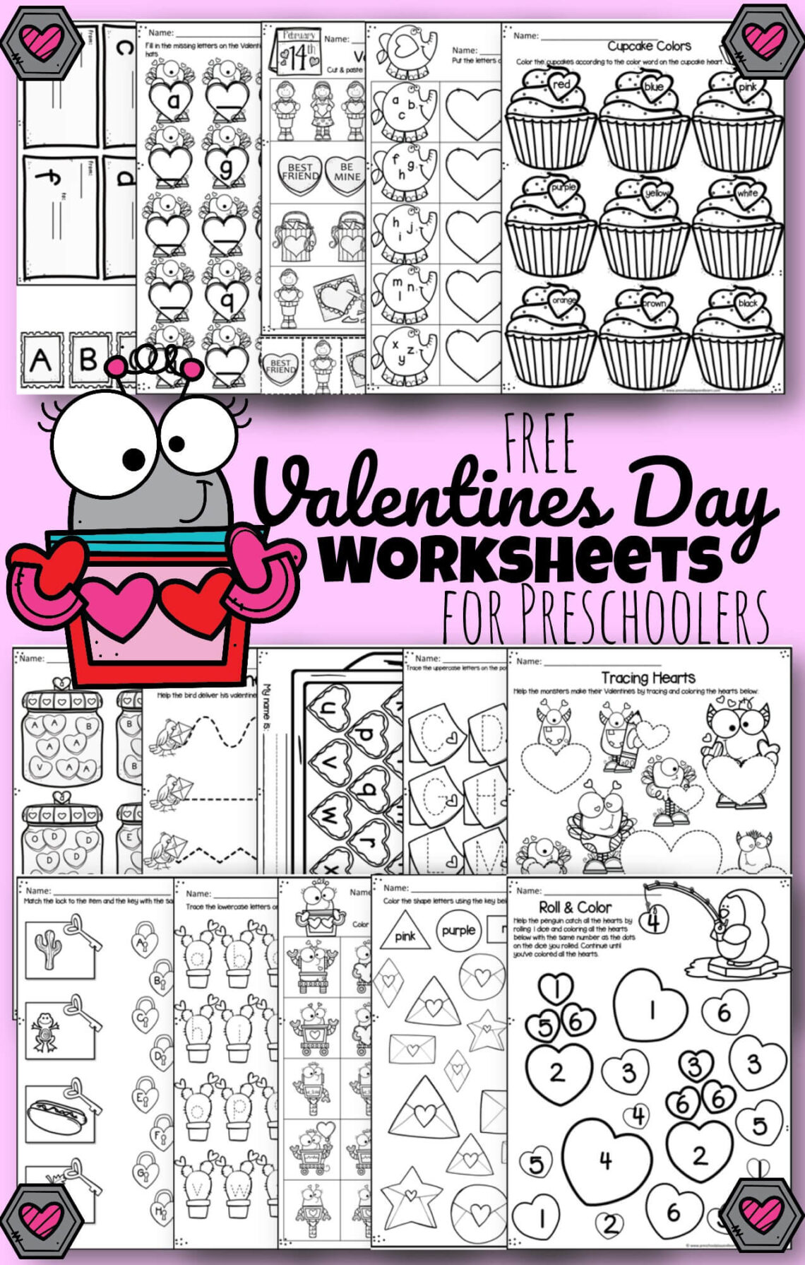  Tons Of FREE Printable Valentine s Day Worksheets