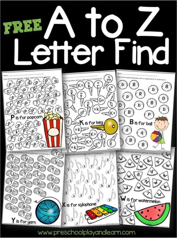 FREE Feed the Monster - FREE Printable Alphabet Game