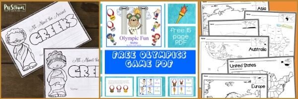 Olympic Printables