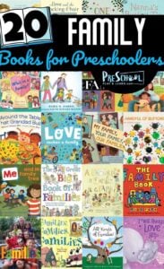 20 Family Books for Preschoolers - Help kids celebrate the important role families play in our lives with these fabily books for preschoolers, toddlers, and kindergarteners.