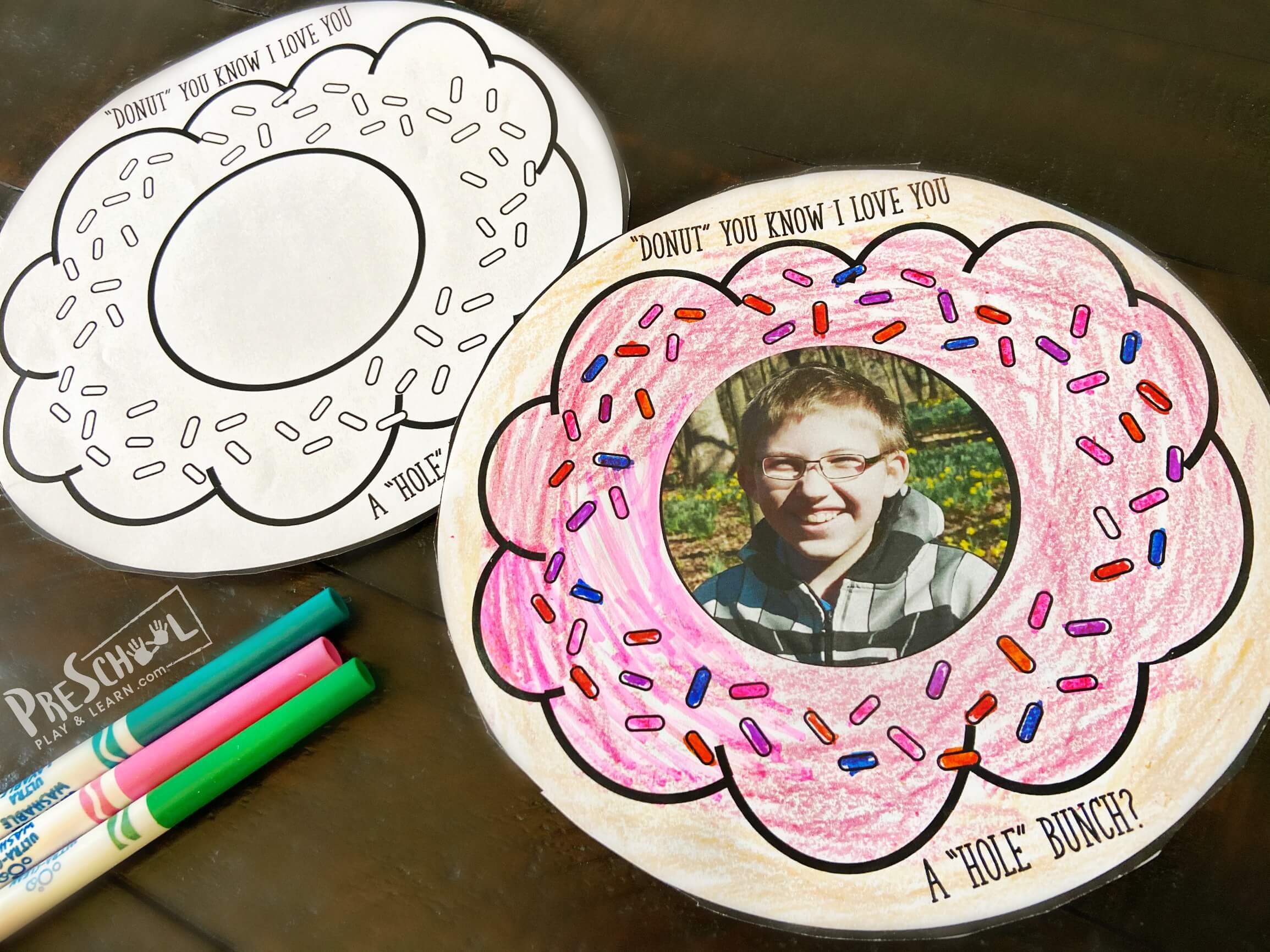 Free Printable Donut Fathers Day Crafts For Preschool