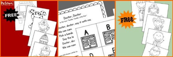 Community Helpers Preschool Theme Activities and FREE Printables