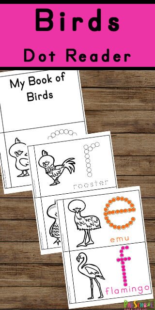 free printable birds for kids do a dot printables my bird book for toddlers, preschoolers, kindergartners