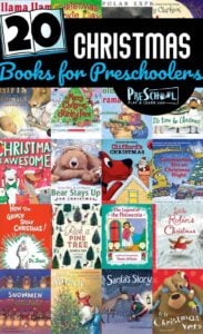 Cuddle up with a fun book this December with your toddler, preschool, pre-k, kindergarten, and first grade child with these engaging Christmas Books for Preschoolers. We have so many really cute stories with beautiful illustrations to keep your child engaged with these preschool Christmas book the whole holiday season.