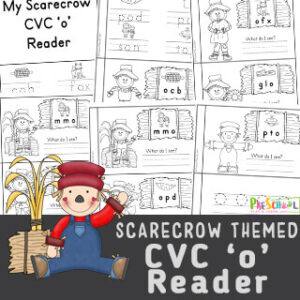 Free CVC Short o Words Printable