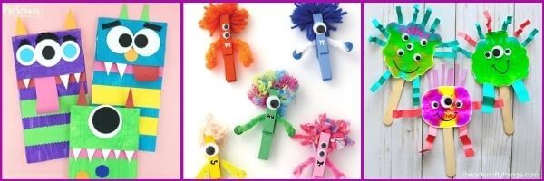 Monster Crafts for Preschoolers