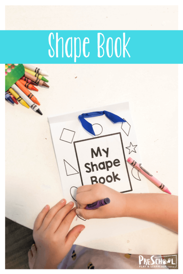 🔺🟡🟪 FREE Printable My Shape Book pdf for Preschoolers