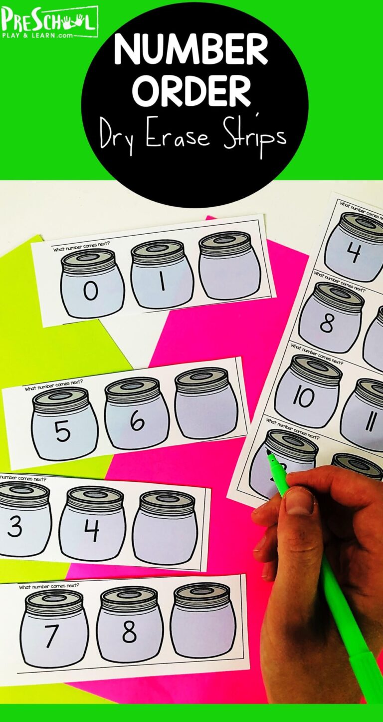 Candy Jar Which Number Comes Next Printable Activity