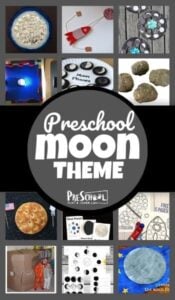 Learn all about the moon with your preschooler using this Moon Preschool Theme! Your kids will love these engaging activities, printables, and crafts.