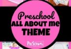 Help your preschool "learn all me" using this All About Me Preschool Theme! Your toddler,  pre-k, and kindergarten child will love these engaging all about me activities, all about me printables, and all about me crafts. This all about me preschool lesson is perfect for a week long study any time of the year!