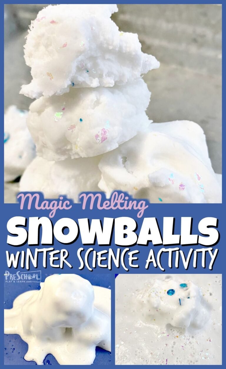 Magic Melting Snowballs – Easy Winter Science Experiments