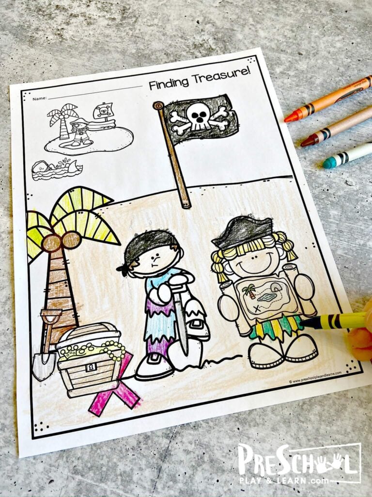 free Pirate Coloring Sheets