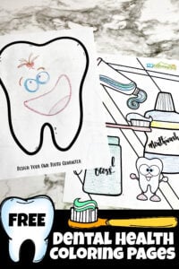 Dental Health Coloring Pages