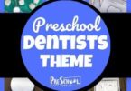 Help your preschooler learn about dentists using this Dentist Preschool Theme! Your kids will love these engaging dental activities, free dental printables, and cute dental crafts for kids. Use this dentist theme for preschoolers with toddler, pre-k, and kindergarten age children at school, daycare, or home!