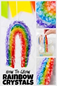 grow rainbow crystals for st patricks day