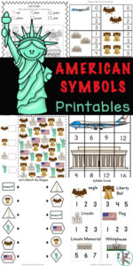 American Symbols for Kids Worksheets