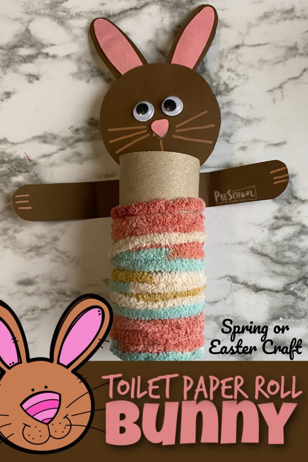 Celebrate the arrival of spring or upcoming Easter holiday with this super cute and fun-to-make toilet paper roll bunny. This toilet paper roll easter crafts is fun to make with toddler, preschool, pre-k, kindergarten, and first graders too. All you need are a few simple materials to make this bunny craft for preschoolers in March and April.